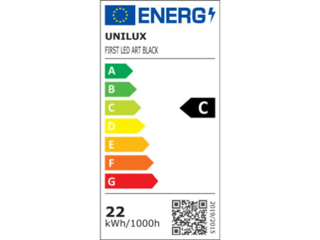 UNiLUX Lampadaire à LED FIRST ARTICULATED, noir