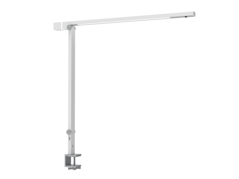 UNiLUX Lampe de bureau LED VENUSLIGHT, pied de serrage,blanc