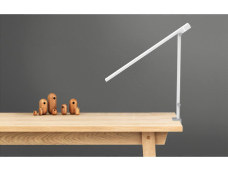 UNiLUX Lampe de bureau LED VENUSLIGHT, pied de serrage,blanc