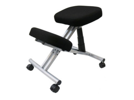 UNiLUX Tabouret ergonomique assis-genoux ERGO LEG, noir