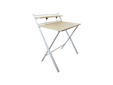 UNiLUX Bureau repliable HOMY, blanc/hêtre
