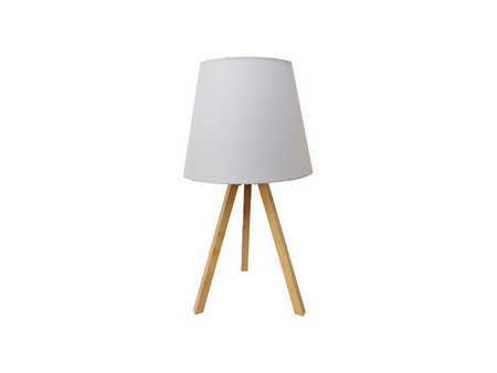 UNiLUX Lampe de table à LED KATY, blanc / bambou