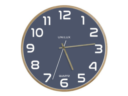 UNiLUX Horloge murale à quartz 'BALTIC', bleu