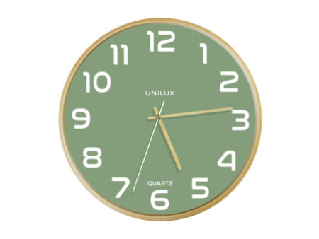 UNiLUX Horloge murale à quartz 'BALTIC', vert