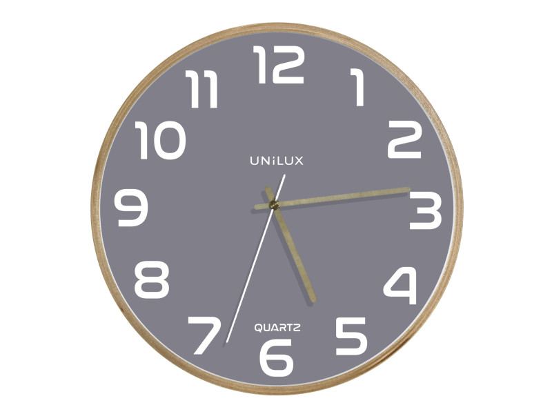 UNiLUX Horloge murale à quartz 'BALTIC', gris
