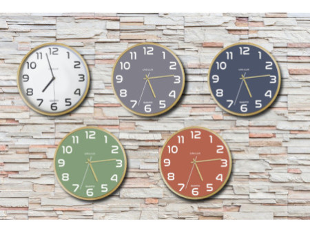 UNiLUX Horloge murale à quartz 'BALTIC', gris
