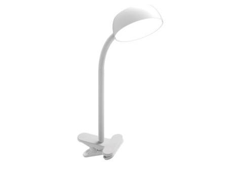 UNiLUX Lampe LED avec pince de fixation SAMY, blanc