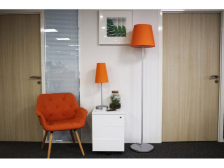UNiLUX Lampadaire à LED AMBIANCE 2.0, hauteur 1,55 m, orange