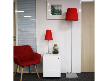 UNiLUX Lampe de bureau à LED AMBIANCE LUMI, rouge