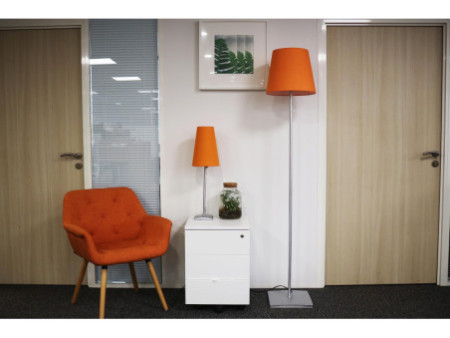UNiLUX Lampadaire à LED AMBIANCE LUMI, orange