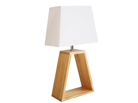 UNiLUX Lampe de bureau LED DUNE, blanc / bois