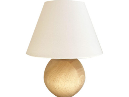 UNiLUX Lampe de bureau LED BLOOM, blanc / hêtre