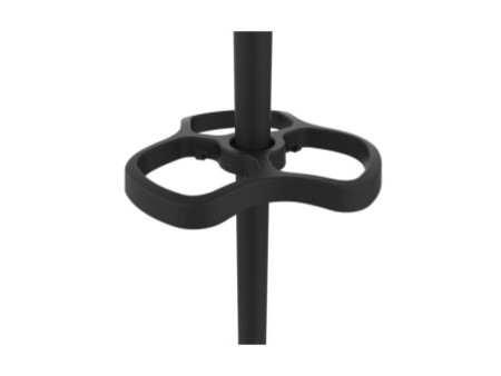 UNiLUX Portemanteau WELCOME WOOD, 6 crochets, noir