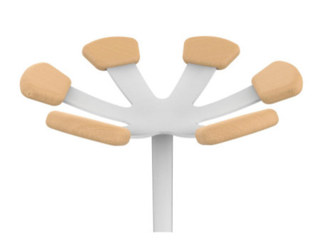 UNiLUX Portemanteau AURORA, hauteur: 1.680 mm, blanc