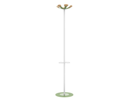 UNiLUX Portemanteau AURORA, hauteur: 1.680 mm, blanc/vert
