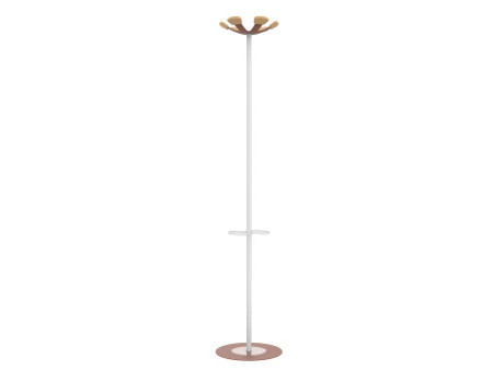 UNiLUX Portemanteau AURORA, hauteur: 1.680 mm, blanc/rouge