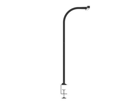 UNiLUX Lampe de bureau à LED STRATA, pied de serrage, noir