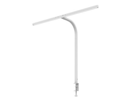 UNiLUX Lampe de bureau à LED STRATA, pied de serrage, blanc