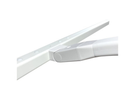 UNiLUX Lampe de bureau à LED STRATA, pied de serrage, blanc