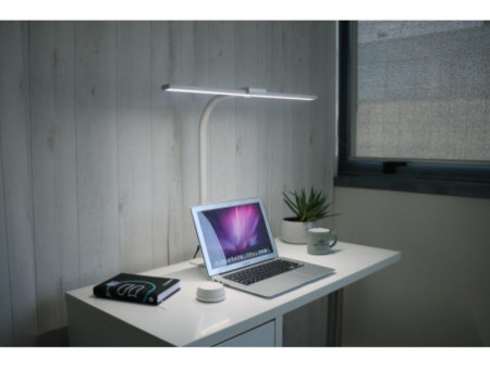 UNiLUX Lampe de bureau à LED STRATA BASE, pied, blanc
