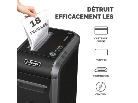 Fellowes Destructeur de documents Powershred 99Ci, particule