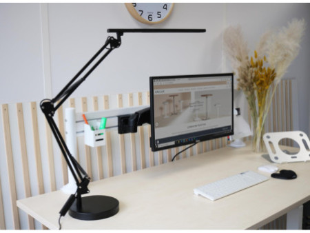 UNiLUX Lampe de bureau à LED SWINGOLED 2.0, noir