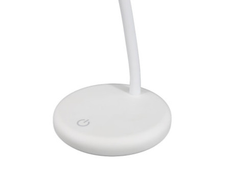 UNiLUX Lampe de bureau à LED LOU, pied, blanc