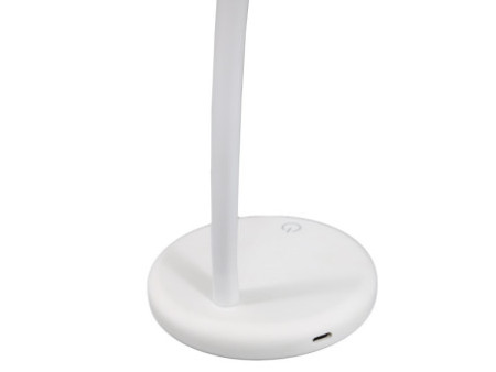 UNiLUX Lampe de bureau à LED LOU, pied, blanc