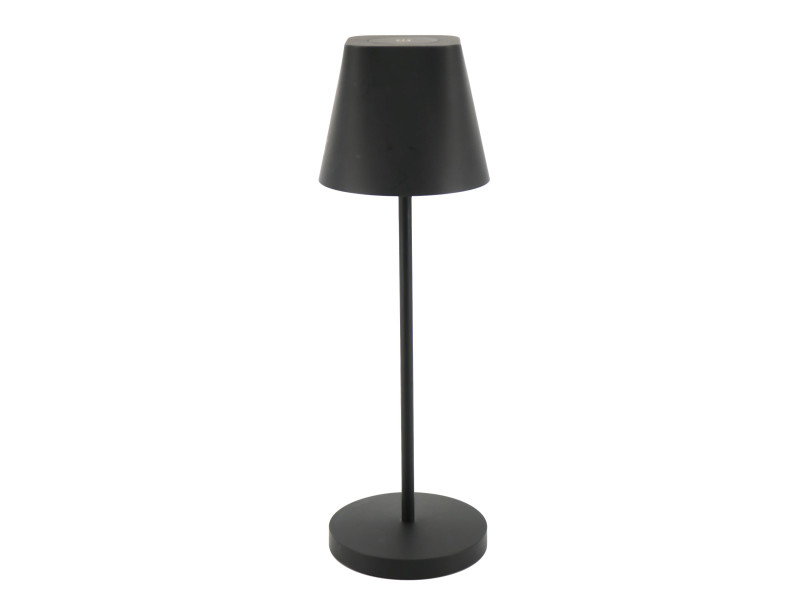 UNiLUX Lampe de bureau à LED et batterie AVA, pied, noir