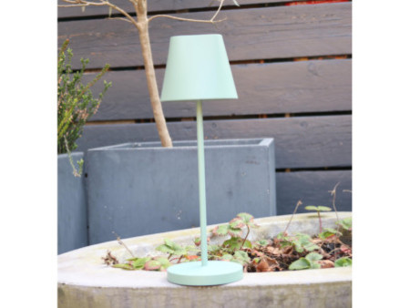 UNiLUX Lampe de bureau à LED et batterie AVA, pied, vert