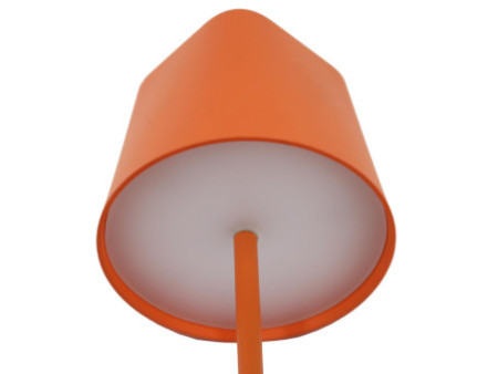 UNiLUX Lampe de bureau à LED et batterie AVA, pied, orange