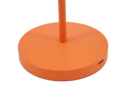 UNiLUX Lampe de bureau à LED et batterie AVA, pied, orange