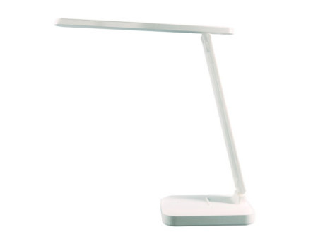 UNiLUX Lampe de bureau à LED et batterie KAPA, pied, blanc