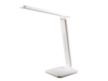 UNiLUX Lampe de bureau à LED et batterie HALO, pied, blanc