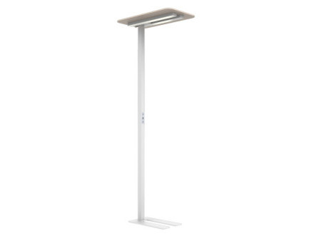UNiLUX Lampe de bureau à LED INCLINEA, argent/blanc