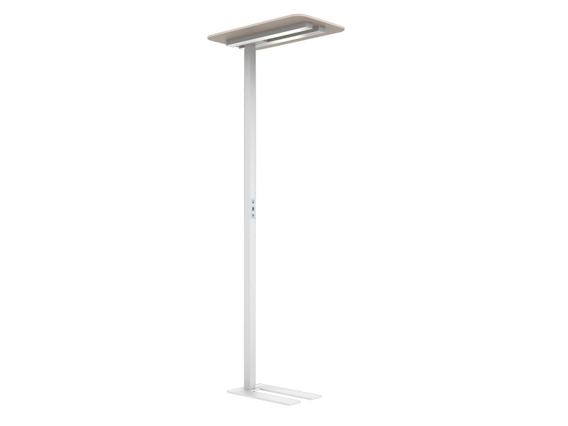 UNiLUX Lampe de bureau à LED INCLINEA, argent/blanc