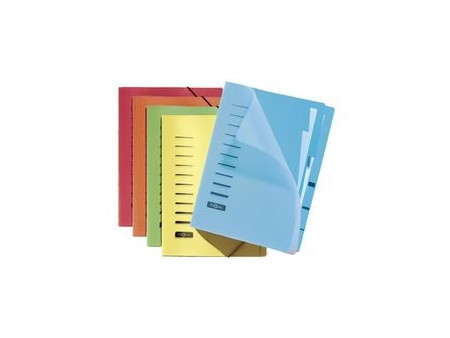 PAGNA Trieur, A4, PP, 6 compartiments, assorti