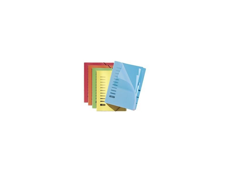 PAGNA Trieur, A4, PP, 6 compartiments, assorti