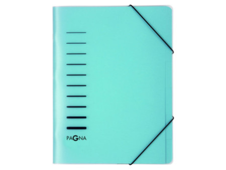 PAGNA Trieur, A4, PP, 6 compartiments, bleu