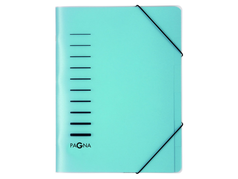 PAGNA Trieur, A4, PP, 6 compartiments, bleu
