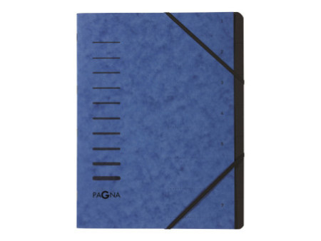 PAGNA Trieur 'Sorting File', 7 ml compartiments, bleu