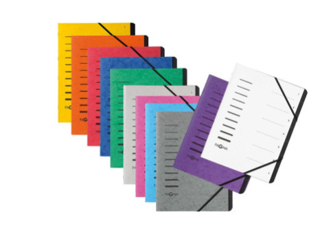 PAGNA Trieur 'Sorting File', 7 compartiments, blanc