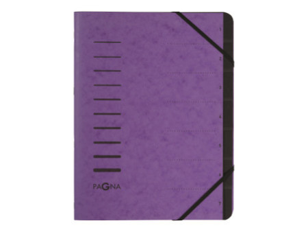 PAGNA Trieur 'Sorting File', 7 compartiments, rose foncé