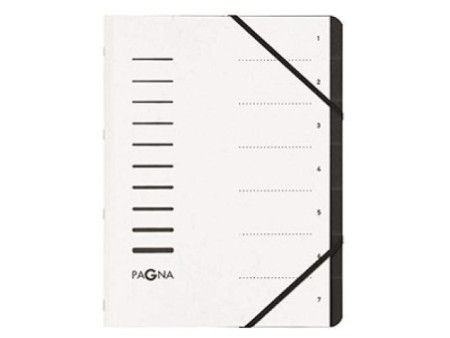 PAGNA Trieur 'Sorting File', 7 compartiments, orange