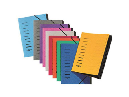 PAGNA Trieur 'Sorting File', 12 compartiments, bleu clair
