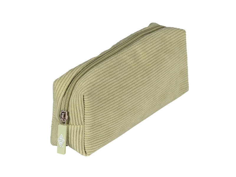WEDO Trousse en velours côtelé, vert pistache