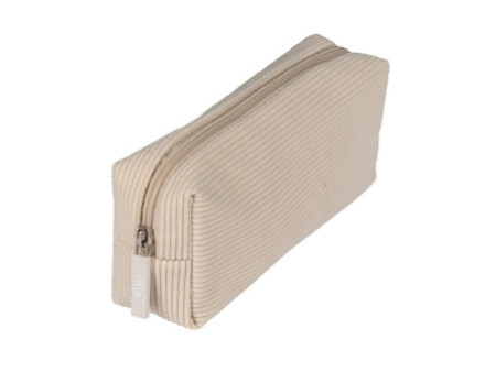 WEDO Trousse en velours côtelé, beige