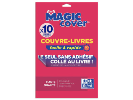 Oxford Couvre-livres 'Magic Cover', contenu: 10 feuilles