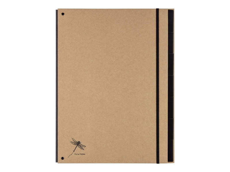 PAGNA Classeur trieur 'Pur', A4, 7 compartiments, noir