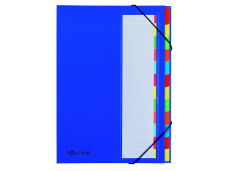 PAGNA trieur DESKORGANIZER Color, 12 poches, bleu